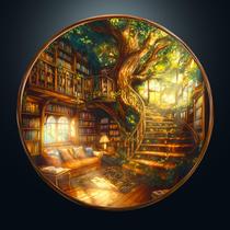 Puzzle NABYSHOP Charming Bookstore 1000 peças para adultos Puzzle NABYSHOP Charming Bookstore 1000 peças para adultos