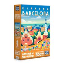 Puzzle Nano 500 peças Postais do Mundo - Espanha: Barcelona