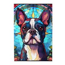 Puzzle Novgift Boston Terrier 1000 peças de arte em madeira Puzzle Novgift Boston Terrier 1000 peças de arte em madeira