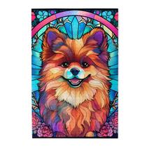 Puzzle Novgift Pomeranian Dog 1000 peças de arte colorida