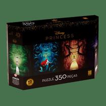 Puzzle Panorama Princesas Disney - Quebra-Cabeça 350 Peças - Grow