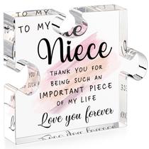 Puzzle Paperweight LukieJac, melhor sobrinha de todos os tempos, presente para sobrinha