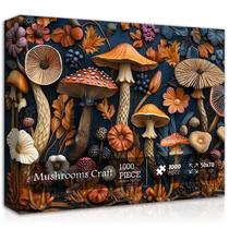Puzzle PICKFORU Vintage Mushroom 1000 peças para adultos