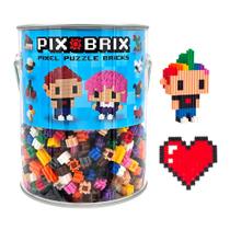 Puzzle Pixel Art Bricks Bucket Pix Brix 1.500 peças Puzzle Pixel Art Bricks Bucket Pix Brix 1.500 peças
