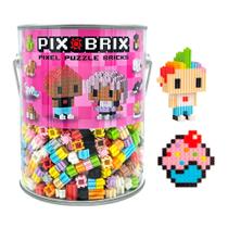 Puzzle Pixel Art Bricks Bucket Pix Brix 1.500 peças