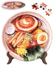 Puzzle Plate PieceRelax 3D 124 peças de molho de soja Chashu Ramen