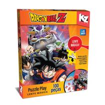 Puzzle Play 100 pcs Quebra Cabeça Lente Mágica Dragon Ball Z Puzzle Play 100 pcs Quebra Cabeça Lente Mágica Dragon Ball Z