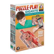 Puzzle Play Gigante 100 peças Corpo Humano - Grow