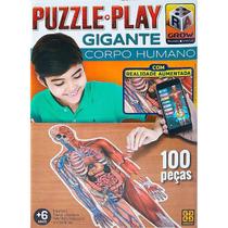 Puzzle Play Gigante Corpo Humano Grow 3636 Puzzle Play Gigante Corpo Humano Grow 3636
