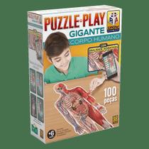 Puzzle Play Gigante Corpo Humano - Quebra-Cabeça 100 Peças - Grow