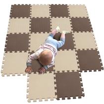 Puzzle Play Mat MQIAOHAM 18 peças de piso de espuma macia para bebês