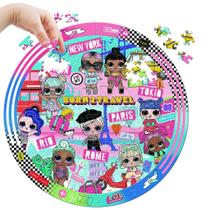 Puzzle Play Viagem Pelo Mundo L.o.l. 214 Peças - Elka Puzzle Play Viagem Pelo Mundo L.o.l. 214 Peças - Elka