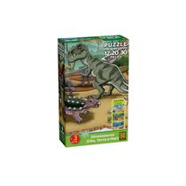 Puzzle Progressivo Dinossauros Céu, Terra e Mar