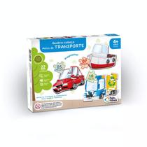 Puzzle Progressivo Meios de Transporte - Pais e Filhos