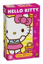 Puzzle Quebra Cabeça 100 Peças Criança Hello Kitty Meninas Presente Médio +6 Anos Grow Puzzle Quebra Cabeça 100 Peças Criança Hello Kitty Meninas Presente Médio +6 Anos Grow