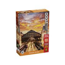 Puzzle Quebra Cabeça 2000 Peças Estação Da Luz 03737 - Grow