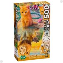 Puzzle / Quebra-Cabeça 500 Adoráveis Felinos 04568 - Grow