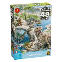 Puzzle Quebra Cabeça Gigante 48 Peças Dinossauros 04277 Grow