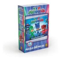 Puzzle Quebra Cabeça Infantil 60 Peças Brinquedo PJ Masks