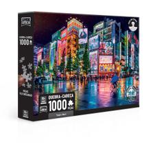 Puzzle Quebra-cabeça Japão Tóquio Neon 1000 Peças 61x44cm - Toyster
