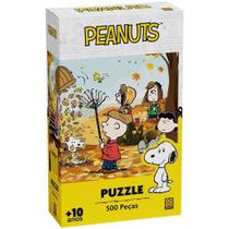 Puzzle Quebra Cabeça Peanuts Snoopy Com 500 Peças 04425 Grow