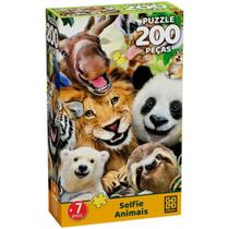 Puzzle Quebra Cabeça Selfie Animais C/ 200 Peças 04432 Grow