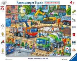 Puzzle Ravensburger Busy Construction Site, 24 peças, 4 anos ou mais