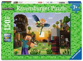 Puzzle Ravensburger Minecraft Construcción y Aventura 150 piezas