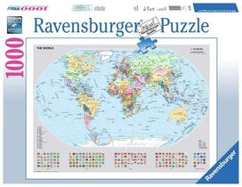 Puzzle Ravensburger Political World Map 1000 peças
