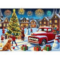 Puzzle Rocorose de 1000 piezas Escena Navideña de invierno 70x50 cm Puzzle Rocorose de 1000 piezas Escena Navideña de invierno 70x50 cm