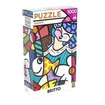 Puzzle Romero Britto Happy 1000 Peças - GROW