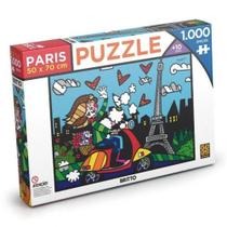 Puzzle Romero Britto Paris 1000 Peças - GROW