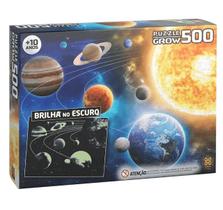 Puzzle Sistema Solar Brilha no Escuro 500 Peças - Grow