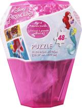 Puzzle Spin Master Disney Princess 48 peças com gema de plástico Puzzle Spin Master Disney Princess 48 peças com gema de plástico