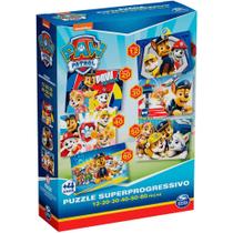 Puzzle Superprogressivo 12, 20, 30, 40, 50 e 60 Peças - Grow - PATRULHA CANINA