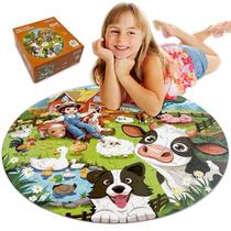 Puzzle TALGIC Farm 70 peças para crianças de 3 a 10 anos com animais