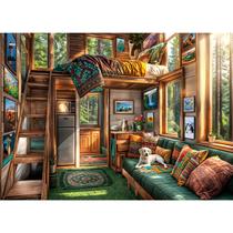 Puzzle Tang Complete Forest House 1000 peças 70x50 cm