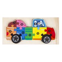 Puzzle Toy Kids Wooden Truck Jigsaw 3D Small Puzzle