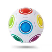 Puzzle Toy Toyzabo Challenging Rainbow Ball 11 cores, pacote com 2