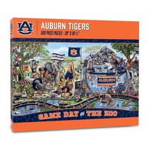 Puzzle YouTheFan NCAA Auburn Tigers Game Day at The Zoo 500 unidades Puzzle YouTheFan NCAA Auburn Tigers Game Day at The Zoo 500 unidades