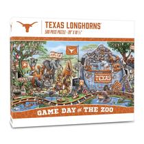 Puzzle YouTheFan NCAA Texas Longhorns Game Day no Zoológico