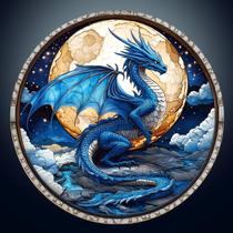 Puzzles de madeira Purdicra Moonlit Blue Dragon 100 unidades para adultos Puzzles de madeira Purdicra Moonlit Blue Dragon 100 unidades para adultos