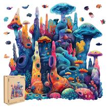 Puzzles de madeira Qiuenisray Coral 200 unidades para adultos e crianças