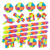 Puzzles Party Favors Aubrogo Fidget Snake Cube 36 unidades para crianças