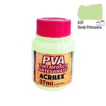 PVA Tinta Fosca p/ Artesanato 37ml Verde Primav Acrilex 820