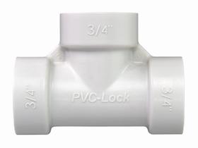 PVC-Lock Tee Orbit 34770 3/4 para irrigação externa
