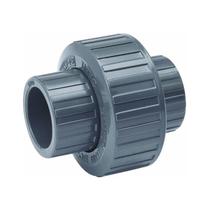 PVC Union Mueller Schedule 80 1/2 pol. FPT x 1/2 pol. Rosqueado PVC Union Mueller Schedule 80 1/2 pol. FPT x 1/2 pol. Rosqueado