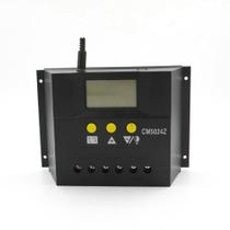 PWM 50A 12V 24V LCD Alimentado Controlador de Carga Solar com Tem - generic