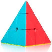 Pyramid Speed Cube Jurnwey 3x3x3 sem adesivo fosco