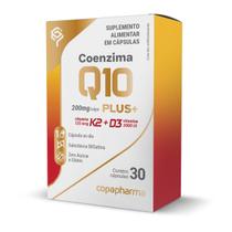 Q-10 Plus Coenzima Q10 200mg + Vitamina K2 e D3 30 Cápsulas